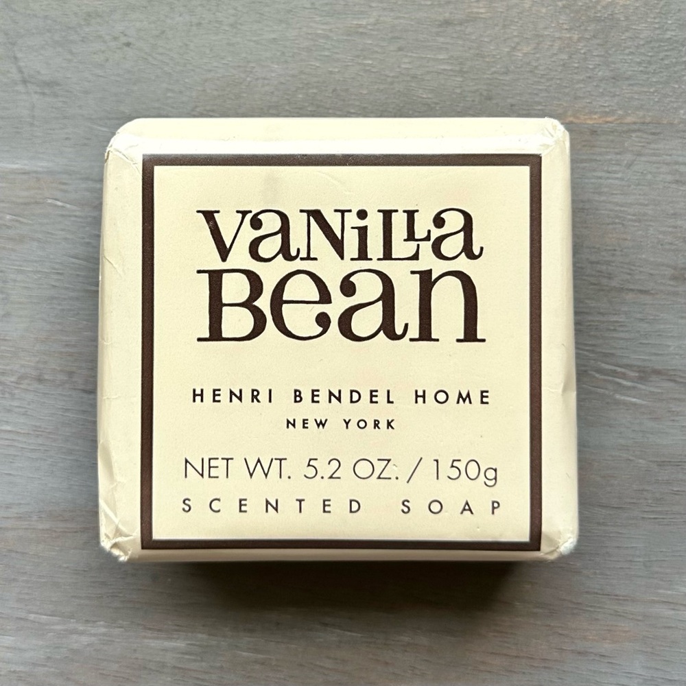 Henri Bendel Home Vanilla Bean Scented Soap
